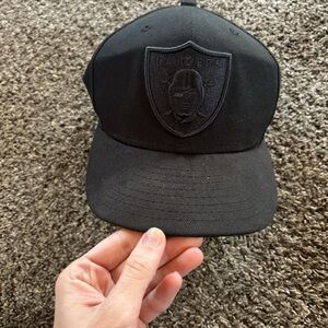 Black Oakland Raiders Cap NFL
